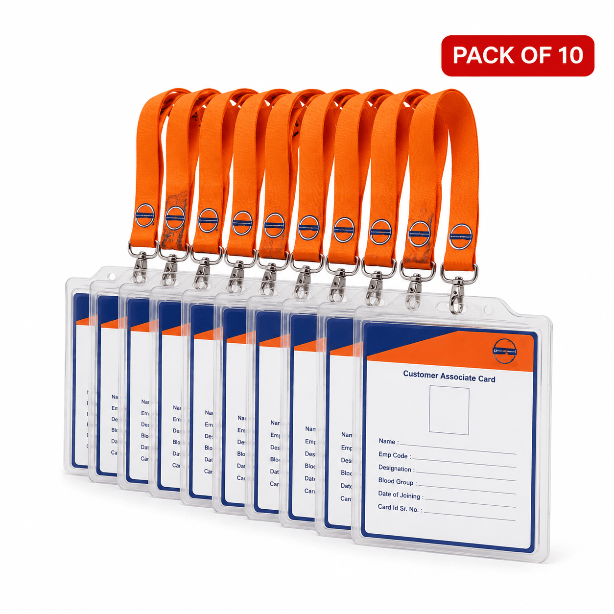 IOCL Petrol Pump Staff ID Cards – Pack of 10